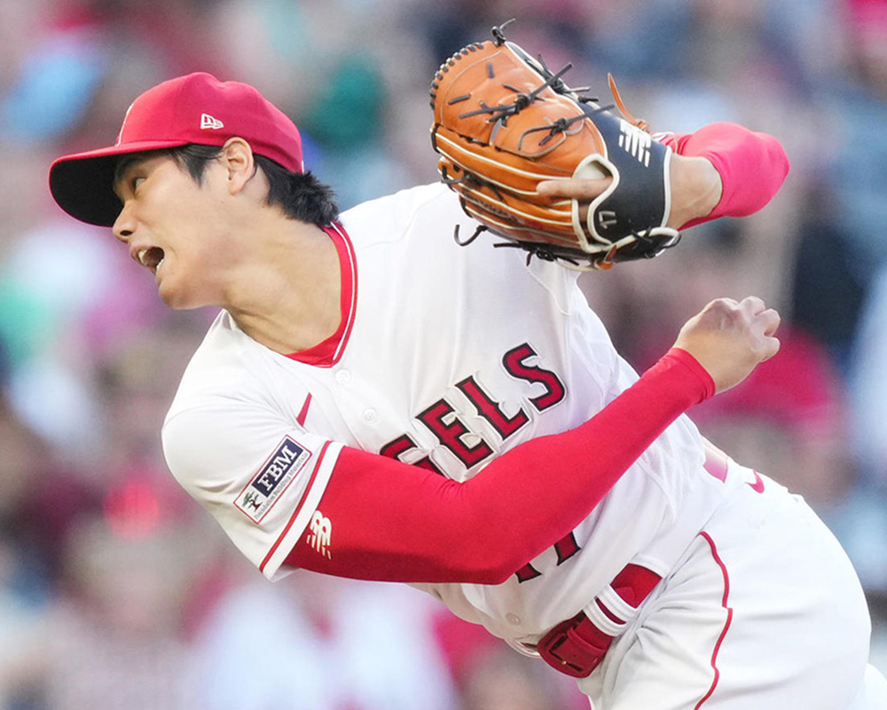 大谷翔平３勝目、６連続奪三振など７回11Ｋ無失点　初の中３日も102球力投／詳細