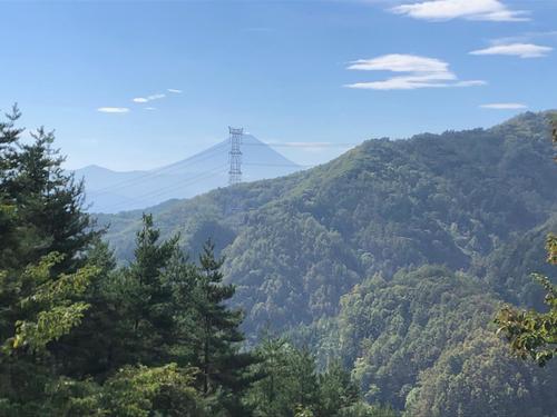 富士山は見えたが、手前に鉄塔