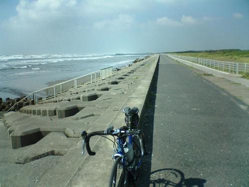 06年9月3日に走った飯岡九十九里自転車道線