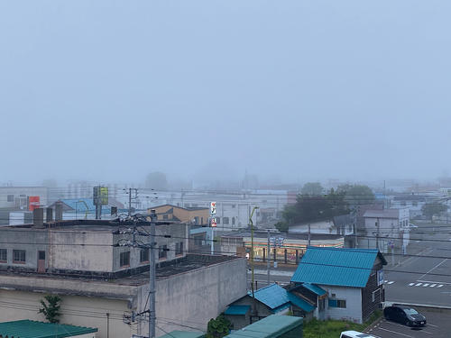 朝4時の名寄市街。6月中旬、北海道の夜明けは早い